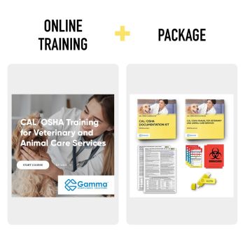 2026 Cal/OSHA Deluxe Package for Veterinary and Animal Care Services