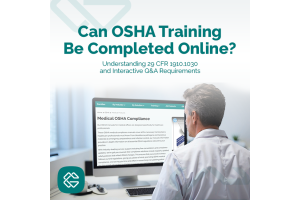 Can OSHA Compliance Training Be Completed Online?