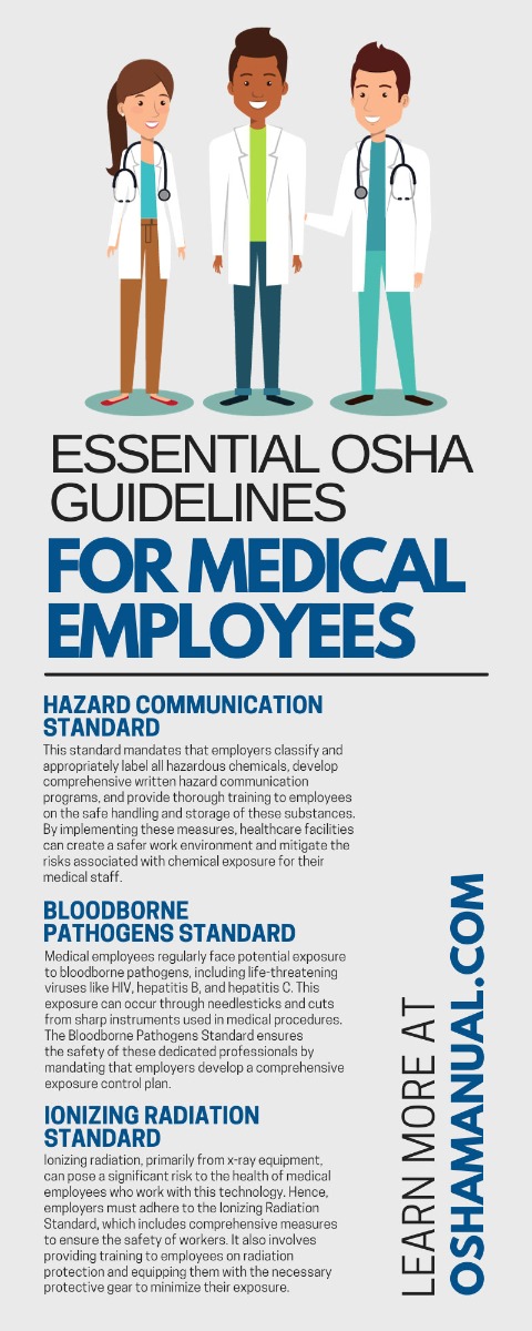7 Essential OSHA Guidelines for Medical Employees