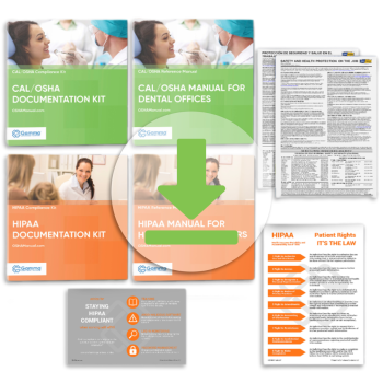 2026 Cal/OSHA and HIPAA Package for Dental Offices (Download)