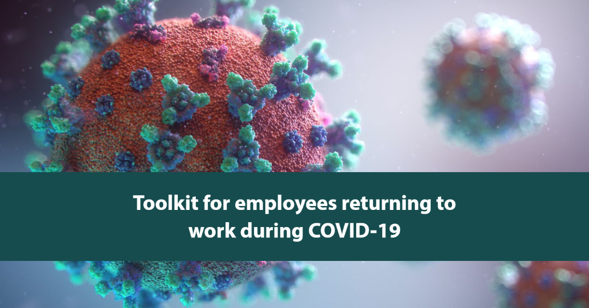 toolkit for employees returning to work during COVID-19